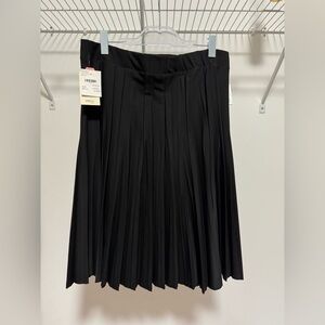 Orly Paris Women’s Black A-Line Pique Skirt Size 48 (14)